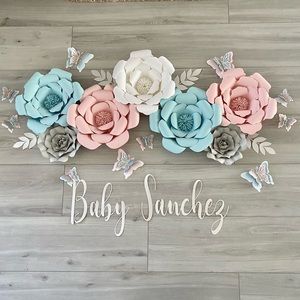 Paper Flower & Butterfly Decor